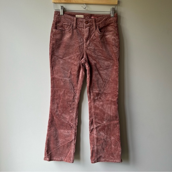 Anthropologie Pilcro 26 bootcut high rise Corduroy Pants Jeans Rusty Rose - Picture 6 of 14